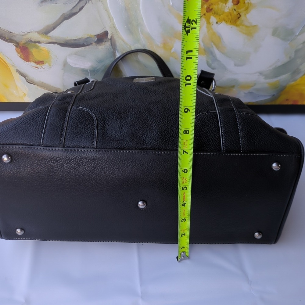 Authentic MCM Black Leather bag - Picture 9 of 16